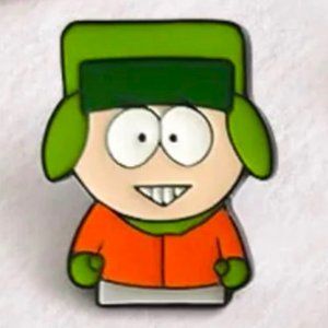 Pin South Park Kyle Broflovski Metal Enamel TV Series Bag Charm Lapel Cartoon
